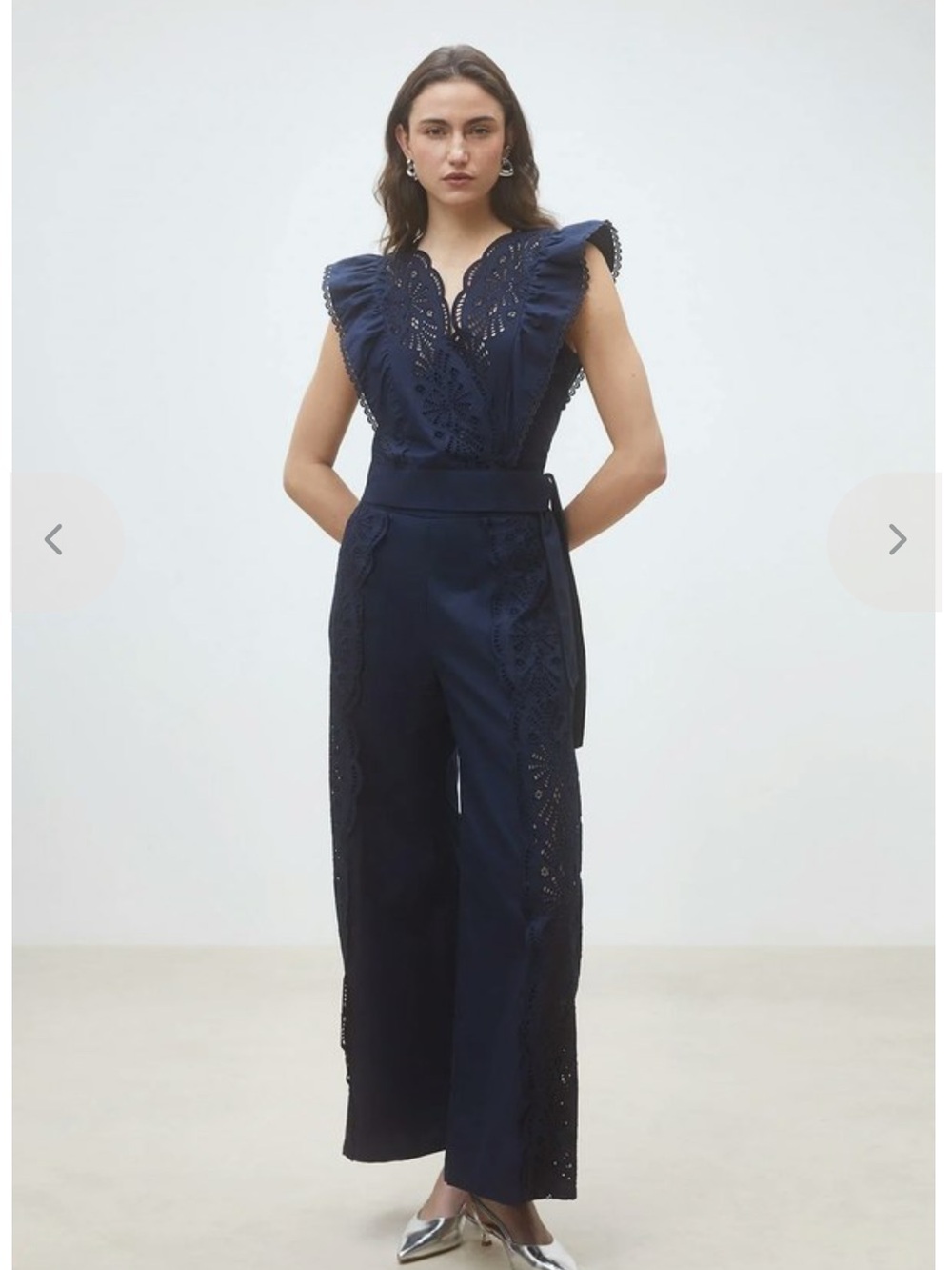 Suncoo Jules Wide Leg Pant W Side Details
